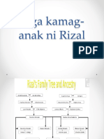 Mga Kamag-Anak Ni Rizal