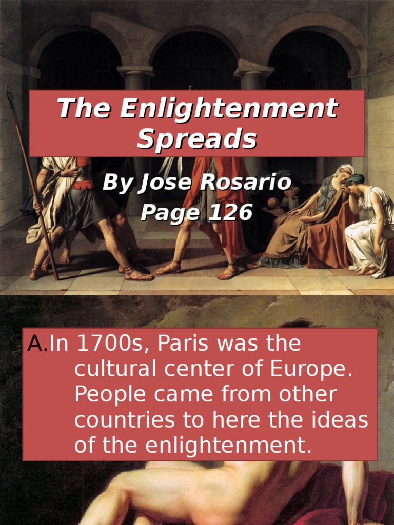 The Enlightenment Spreads | PDF