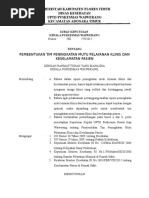 Download Sk Pembentukan Tim Peningkatan Mutu Pelayanan Klinis Dan Keselamatan Pasien by Danny Gunawan Dr SN302646024 doc pdf