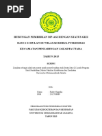 Download Hubungan Pemberian MP-ASI dengan Status Gizi bayi 6-24 Bulan di wilayah kerja Puskesmas Penjaringan Jakarta Utara tahun 2015 by Rizky Nugraha Permana SN302655011 doc pdf