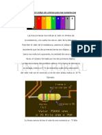 codigo de colores Resistencias