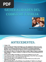 Código de Familia, Parte sustantiva