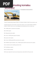 Download Troubleshooting Komatsu Excavator by Latif Sukmawan SN302669787 doc pdf