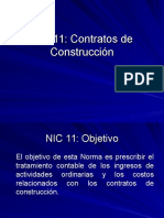 NIC 11 Contratos de Construccion