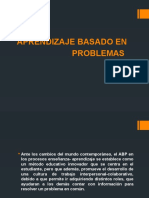 Aprendizaje Basado en Problemas