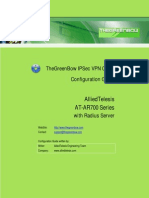 Allied Telesis AT-AR700 VPN gateway with Radius Server & GreenBow IPSec VPN Client Software Configuration 