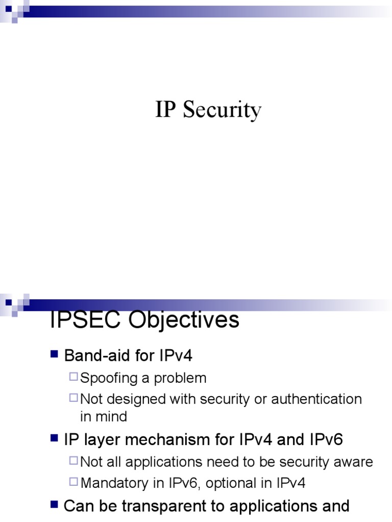 Understanding IPsec Architecture and Modes | PDF | Internet Protocols ...