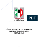 Codigo de Justicia Partidaria Del Pri