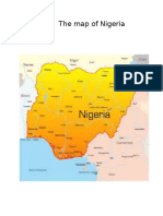 The Map of Nigeria