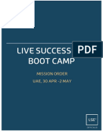 Live Successful Boot Camp: Uae, 30 Apr - 2 May Mission Order