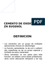 Oxido de Zn Eugenol