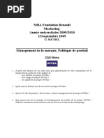 Management de La Marque Cas Nivea | PDF | Shampoo | Advertising