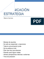 Comunicación Estrategia