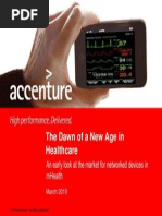 Thedawnofanewagein Healthcare: An Early Look at The Market For Networked Devices in Mhealth