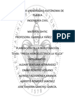 Planeacion Presa La Yesca PDF