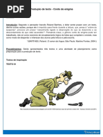 Conto de enigma - proposta