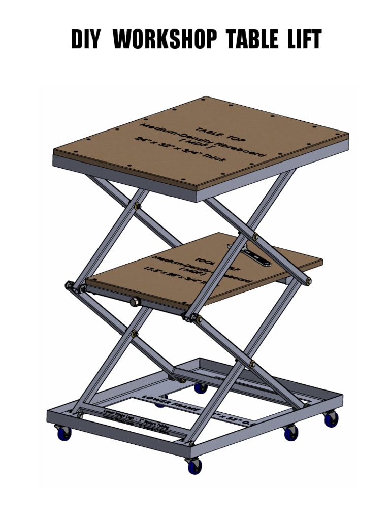 Lift Table DIY Plans