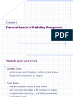 Financial Aspects of Marketing Management