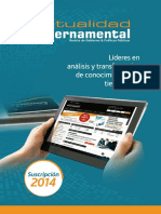 Actualidad Gubernamental Brochure 2014