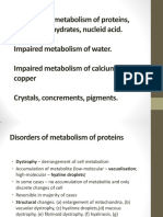 Disorders of Metabolism of Proteins Lipids