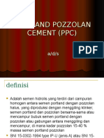 Portland Pozzolan Cement (PPC)