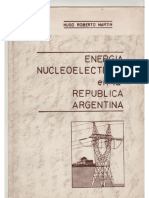 HUGO MARTIN ATOMICA CORDOBA LIBRO ENERGIA NUCLEOELECTRICA EN LA REPUBLICA ARGENTINA