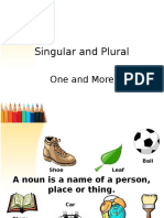 Singular and Plural Nouns