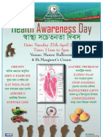 Health Awareness Day: Date: Tuesday 27th April 2010 Time: 11am To 3pm