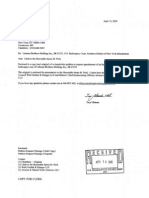 Docket No 8523 Equity Committee Shareholder Letters