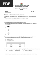 Ujian 1 Dunia Sains Dan Teknologi Tahun 3