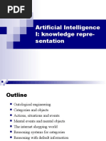 Artificial Intelligence I: Knowledge Repre-Sentation