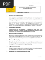 Lift Load Testing Procedures | PDF | Elevator | Rope