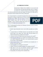 4G Wireless System Abstract