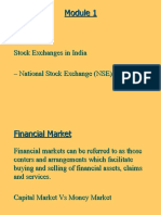 Stock Exchanges in India - National Stock Exchange (NSE)