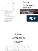 Asian Democracy Review (Vol. 3, 2014 Complete)