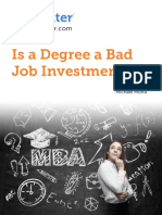 Is A Degree A Bad Job Investment