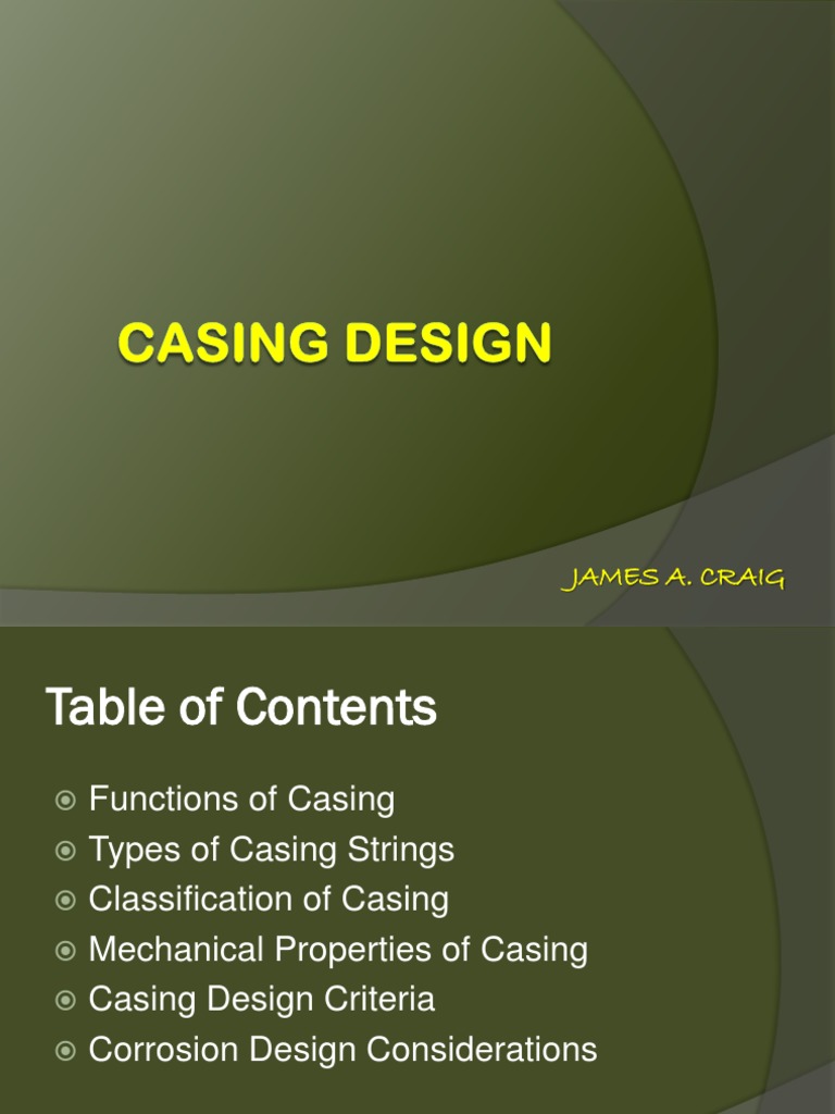 Casing Design | PDF