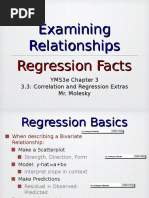 Examining Relationships Regression Facts