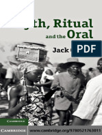 Goody, Jack - Myth, Ritual and the Oral 2010
