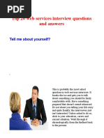 Top 20 Web Services Interview Questions and Answers: Tell Me About Yourself?