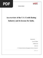 Download An Overview of the US Credit Rating industry and its lessons for India by thegr81pary SN30283770 doc pdf