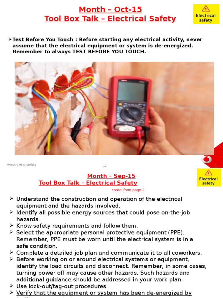 TBTElectrical SafetyOct15.pptx Personal Protective Equipment