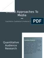 Creative Approaches To Media Updated 2