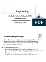1 - Foundation Engineering-1 Course Outline and Introduction