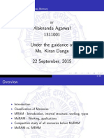 Alaknanda Agarwal 1311001 Under The Guidance of Ms. Kiran Dange 22 September, 2015
