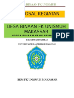 Proposal Kegiatan Desa Sehat Fk Unismuh Baru. Ume