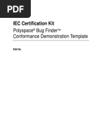 IEC Certification Kit: Polyspace Bug Finder Conformance Demonstration Template