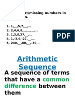Explict Formulas Arithmetic Geometric