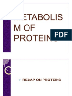 Metabolism of Proteins