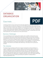 Case Study On Database Optimization - Database Monitoring and Performance Program